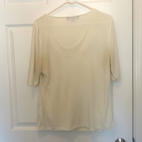 Jones Nee York work blouse, ivory! XL! - Picture 4 of 5
